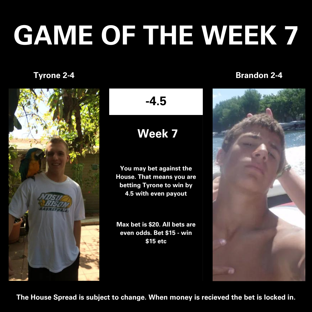 GAME OF THE WEEK #7